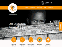 Tablet Screenshot of childlinekenya.co.ke
